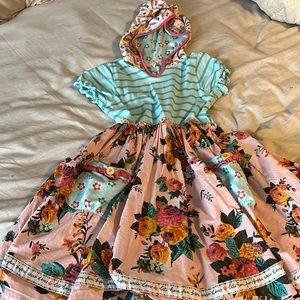 Matilda Jane hooded dress never worn size 10
